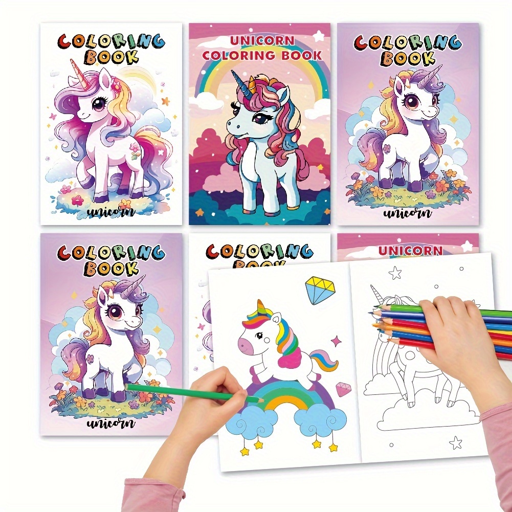 Bulk Unicorn Coloring Books For Kids Ages 4-8, 2-4, 8-12, Small Coloring  Books For Kids, Kids Birthday Party Favors Gifts Classroom Activity  Supplies, Mini Coloring Books - Temu