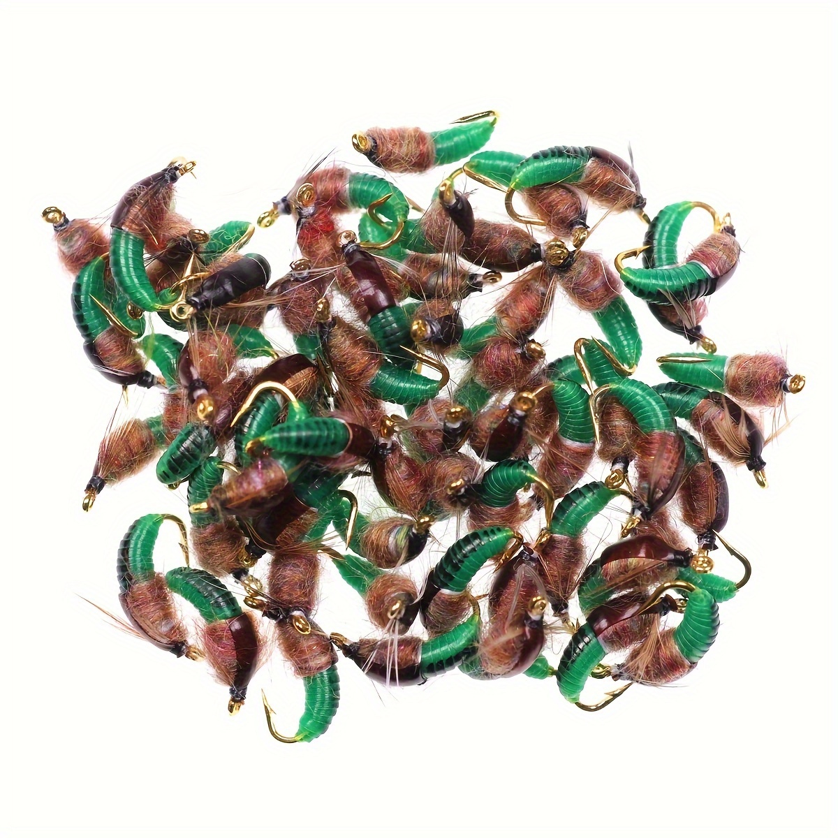 Fly Fishing Hair Hooks Artificial Insect Bionic Bait Trout - Temu