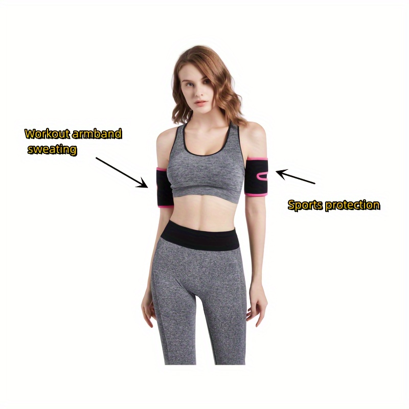 Sauna Arm Trimmer, Sweat Bands, Sauna Sleeves Wraps for Women Lose Arm Fat,Fitness Slimmer,Temu