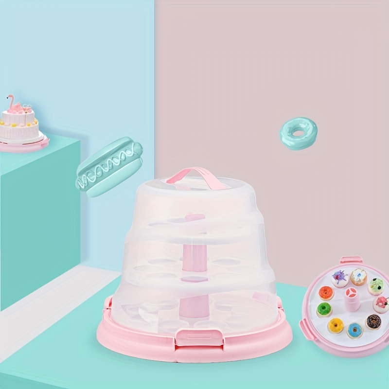 Collapsible Cupcake & Cake Carrier