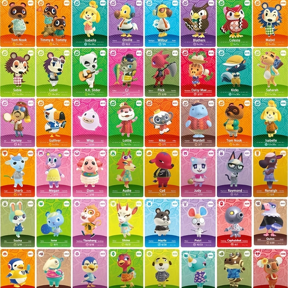 Amiibo Cards Compatible With Nintendo Animal Crossing Series 1-5,  Sanrio,welcome Amiibo Cards