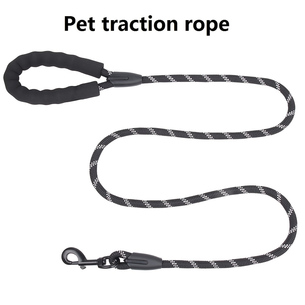 Taglory Reflective Nylon Dog Rope Leash Thick Strong Rope - Temu Canada