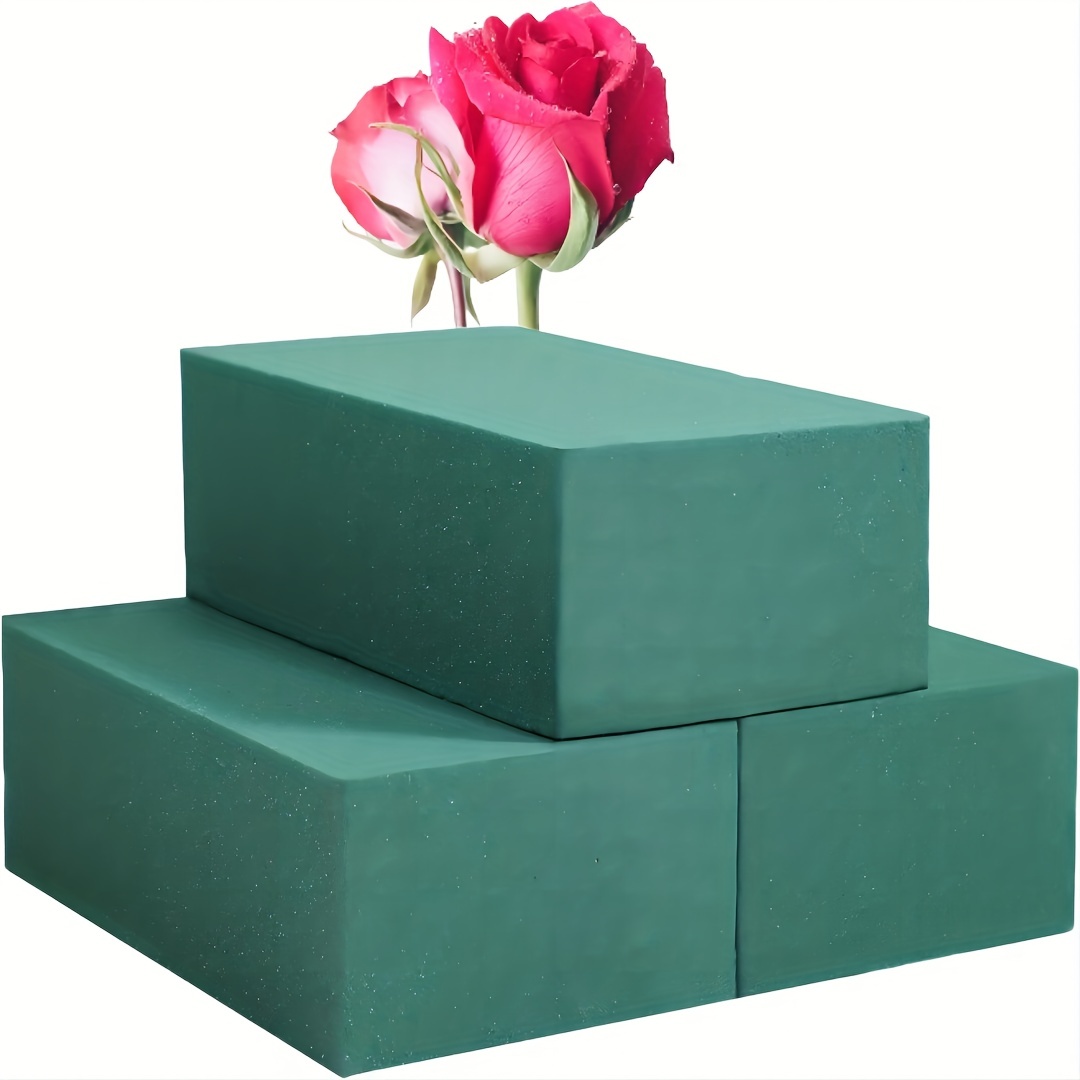 Flower Foam Green Foam Blocks For Artificial Flowers Round - Temu