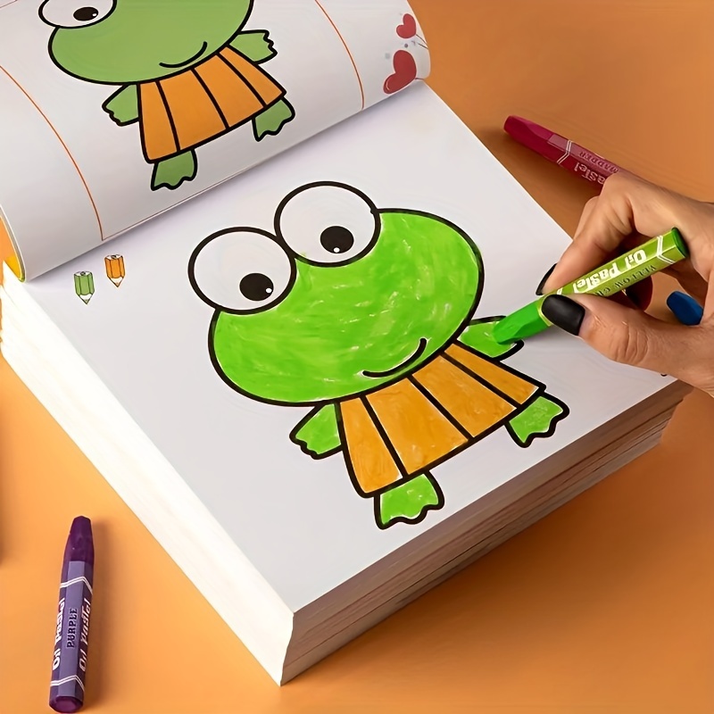 160 Páginas Libros Colorear Niños Niñas Coches Animales Verduras Libro  Dibujo Bebé Escuela Educación Temprana Papelería - Manualidades - Temu Chile