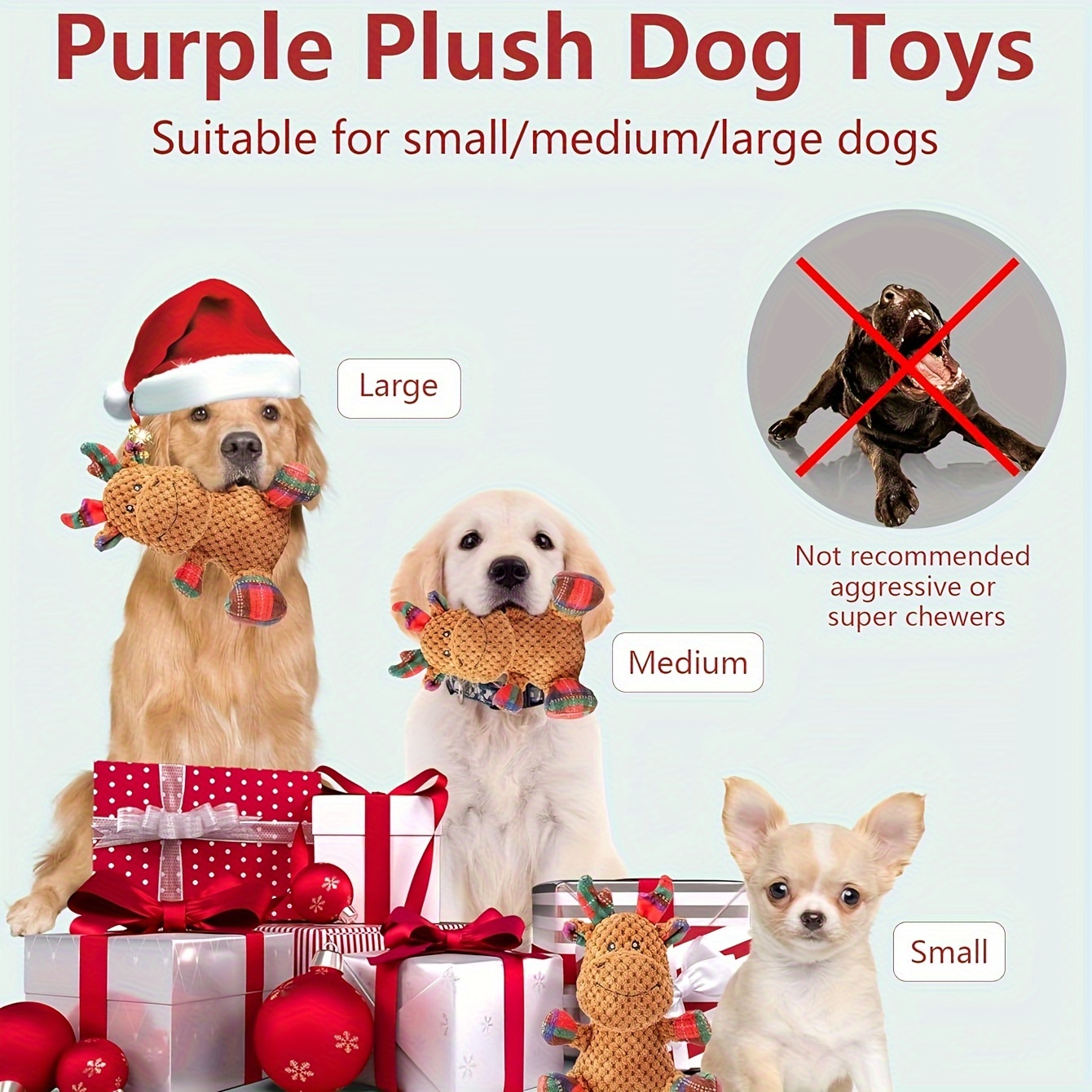 Tough Dog Toys, Interactive Dog Toys For Small Medium Large Dogs