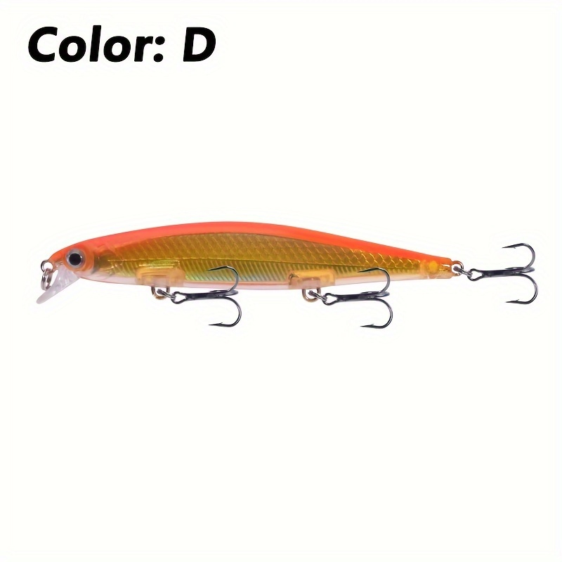 LENPABY 4pcs/lot Hard Plastic Bent Minnow Fishing Lures bass  Wobble Swimbaits Bass Trout Fishing Tackles for Saltwater and Freshwater  11.5cm/4.53/11.8g : Sports & Outdoors