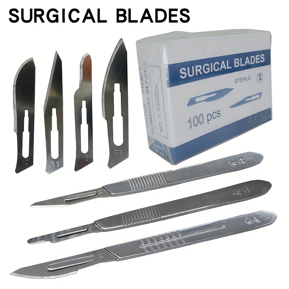 11 And 23 Stainless Steel Handle Carbon Steel Surgical - Temu
