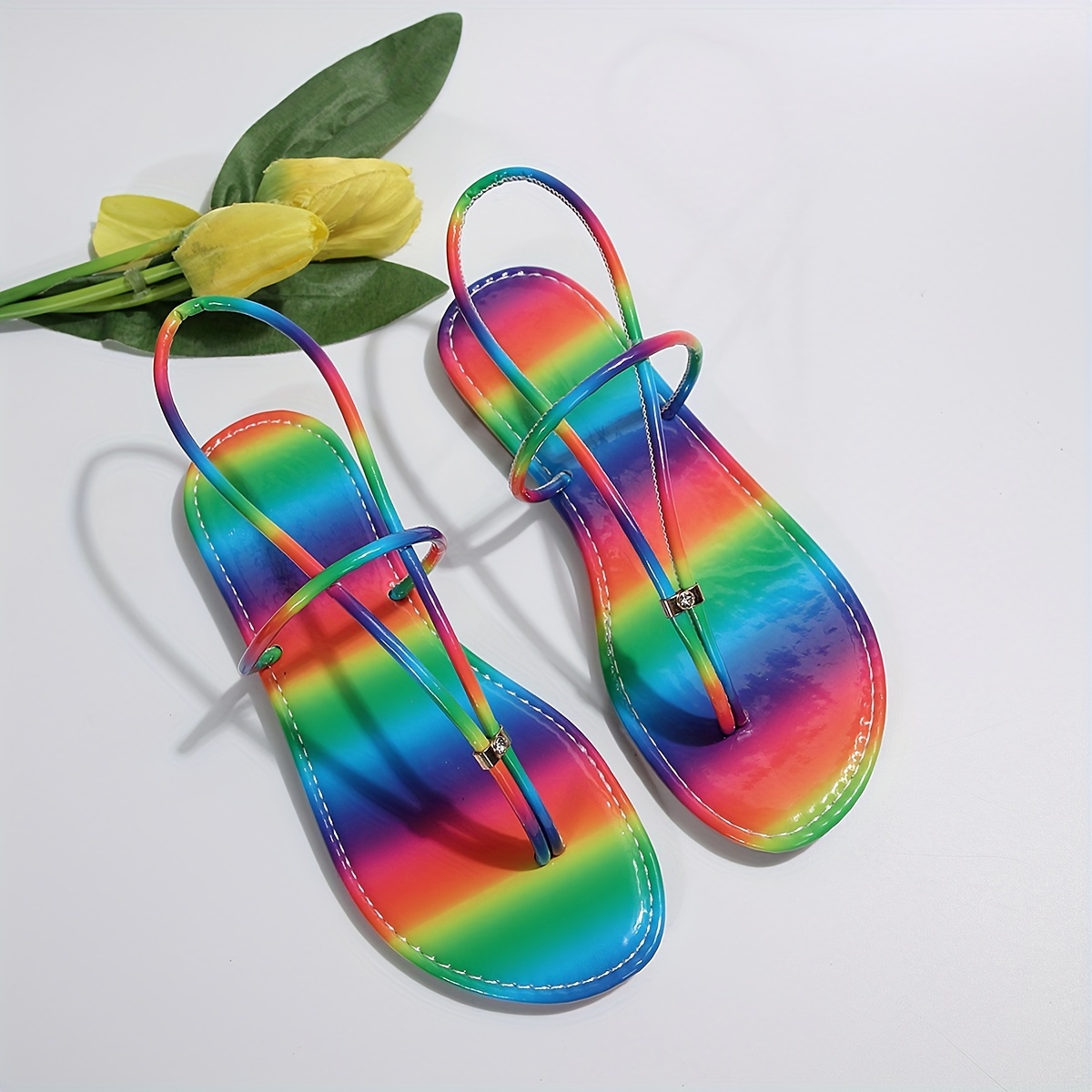 Rainbow discount beach sandals