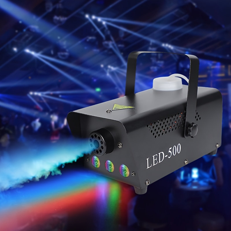 Machine à fumée mariage RGB 500W effet disco LED machine à fumée