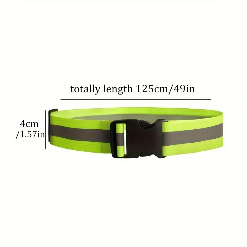 Safety Reflective Belt Suitable Night Running Adjustable - Temu