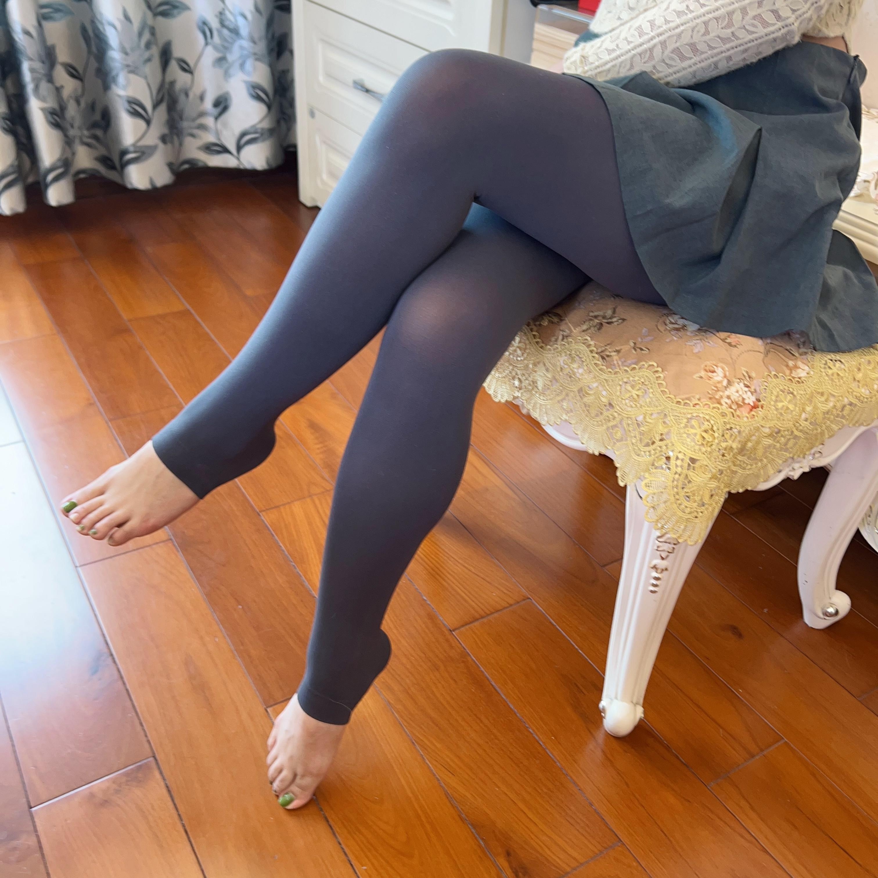 Solid Slim Tights Opaque High Waist Thermal Elastic Leggings - Temu