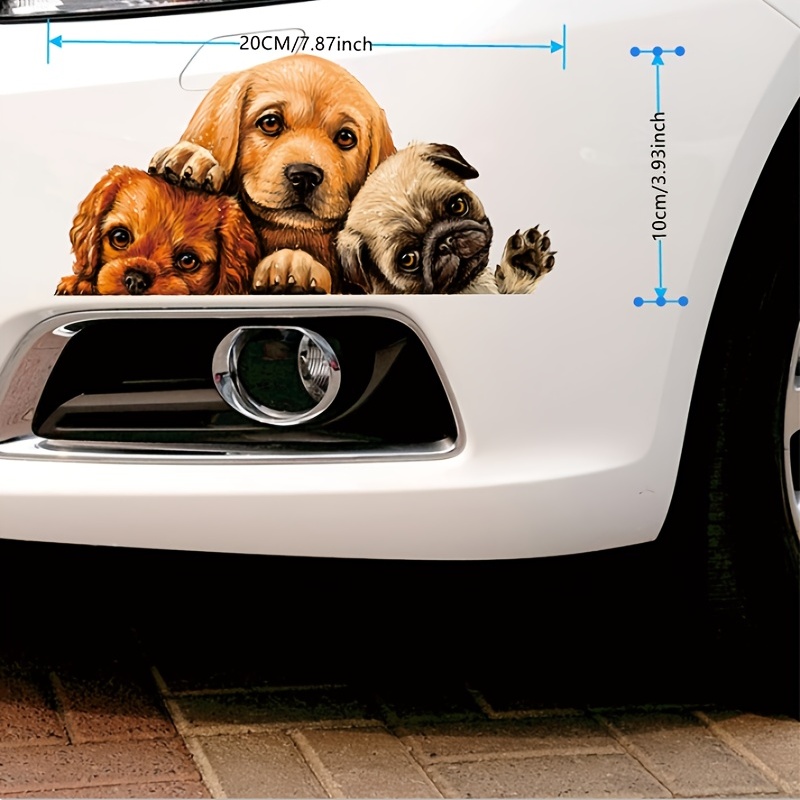  3 Pieces Merchandise Decals Stickers 17.1X12.7CM Wolf Dog  Animal Automotive Waterproof Vinyl Decal Sticker Window Bumper Self  Adhesive Decorate : Automotive