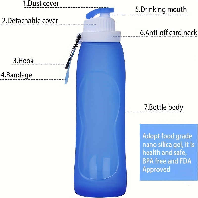 Retractable Collapsible Water Bottle: Heat resistant - Temu