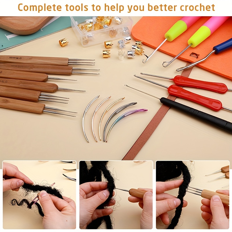 Interlocking Tool For Latch Hook Tool Dreadlock Crochet Hook - Temu