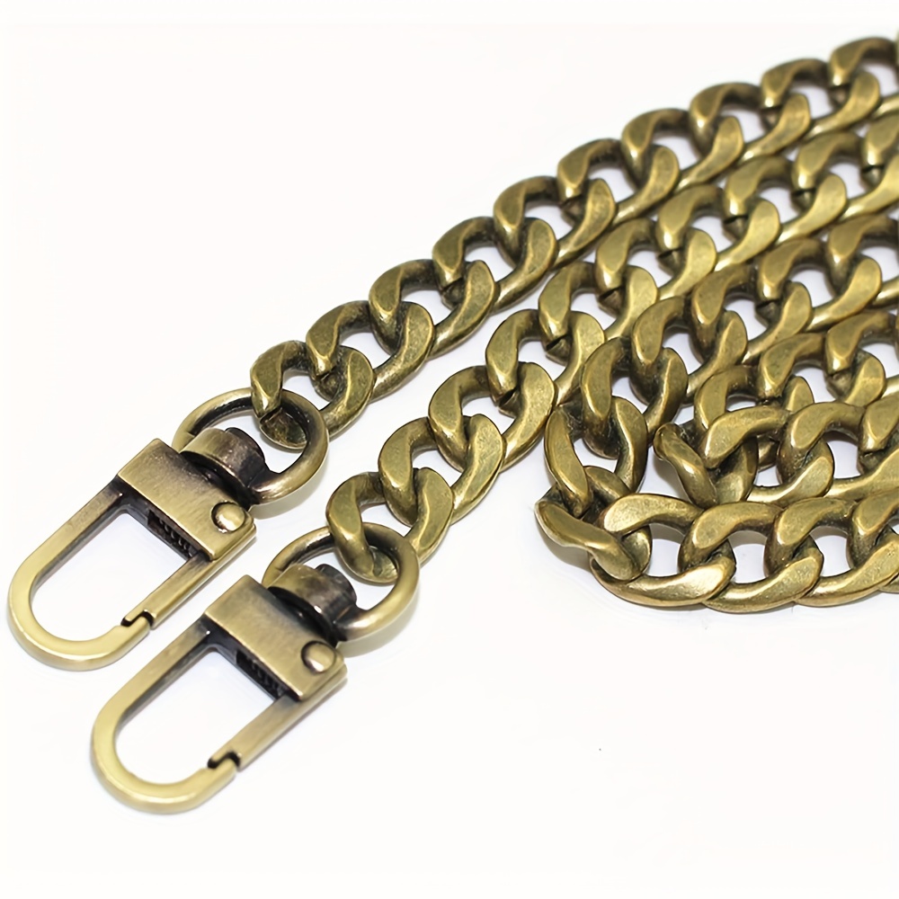 Replacement Purse Chain Strap Flat Iron Bag Chains Shoulder - Temu