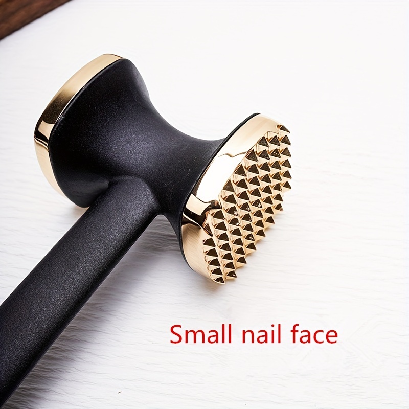 Meat Hammer, Double-sided Meat Mallet, Metal Meat Pounder, Household, Meat  Tenderizer, Meat Tenderizer Hammer, Meat Tenderizer Tool, Knocking Meat  Hammer, Kitchen Stuff, Kitchen Gadgets, - Temu