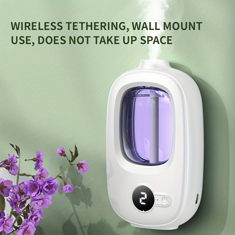 Nouveau 2023 Désodorisant automatique mural Capteur de lumière Machine  d'aromathérapie 300 ml Parfum Pot Toilette Maison