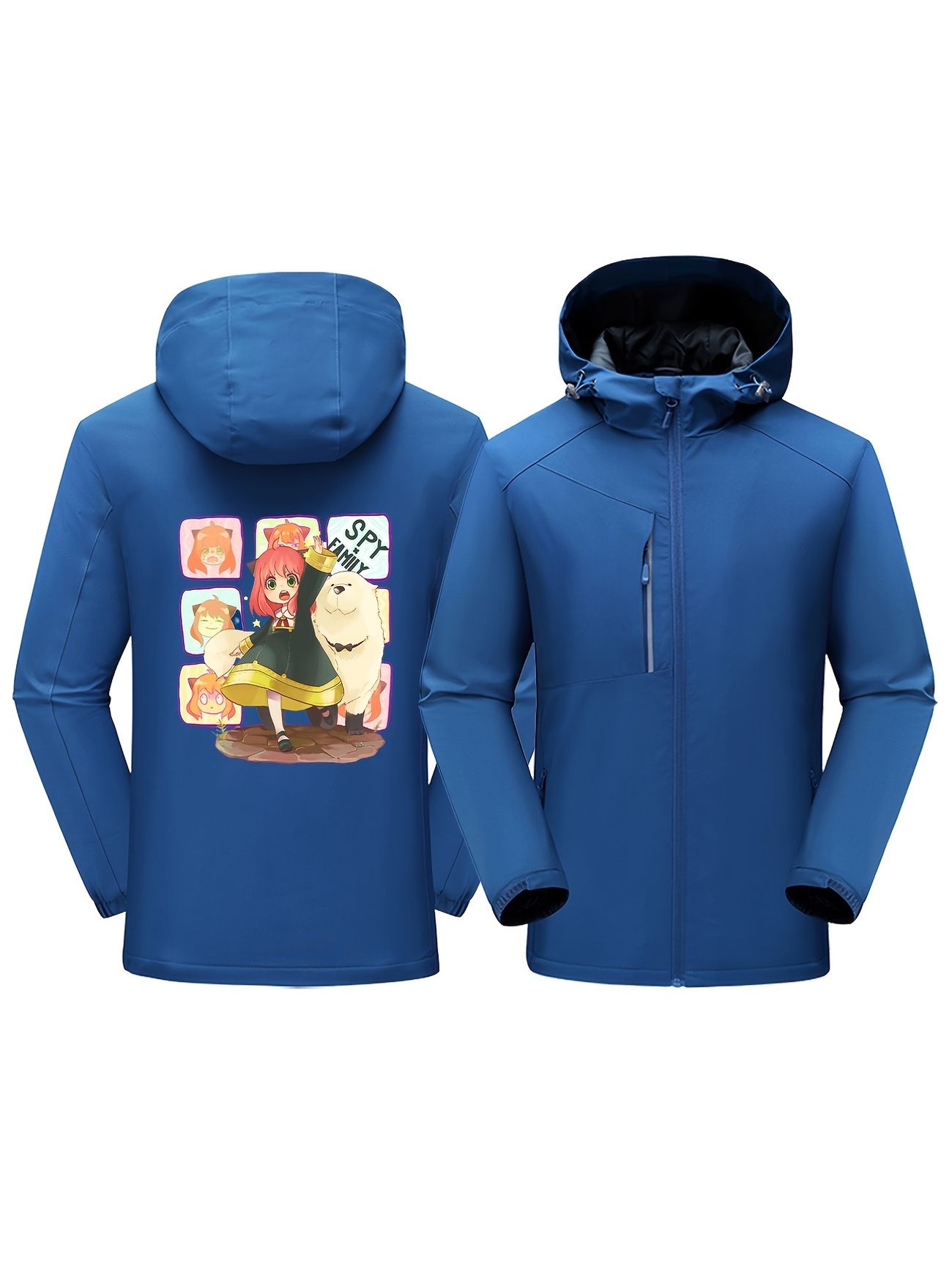 Cartoon Print Sportswear Men's Street Hip Hop Clothing Casual Zip Up  Hoodies Winter Warm Functional Jacket | Shop On Temu And Start Saving |  Temu Canada