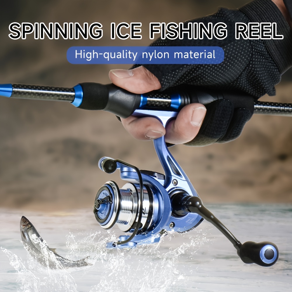 Leofishing Spinning Ice Fishing Reel Lightweight Powerful - Temu