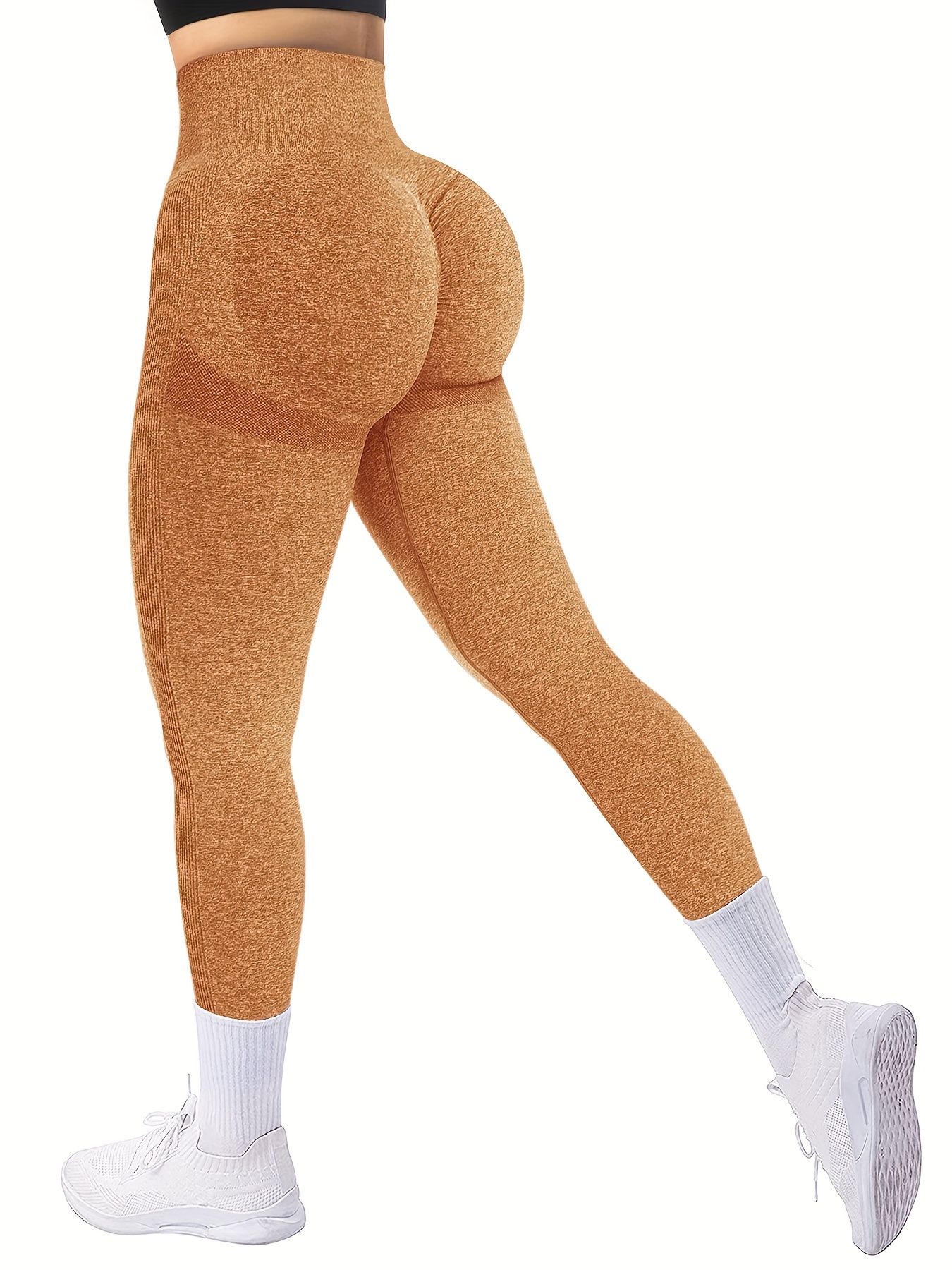 Honeycomb Print Yoga Leggings Women's Ruched Butt Lifting - Temu Canada