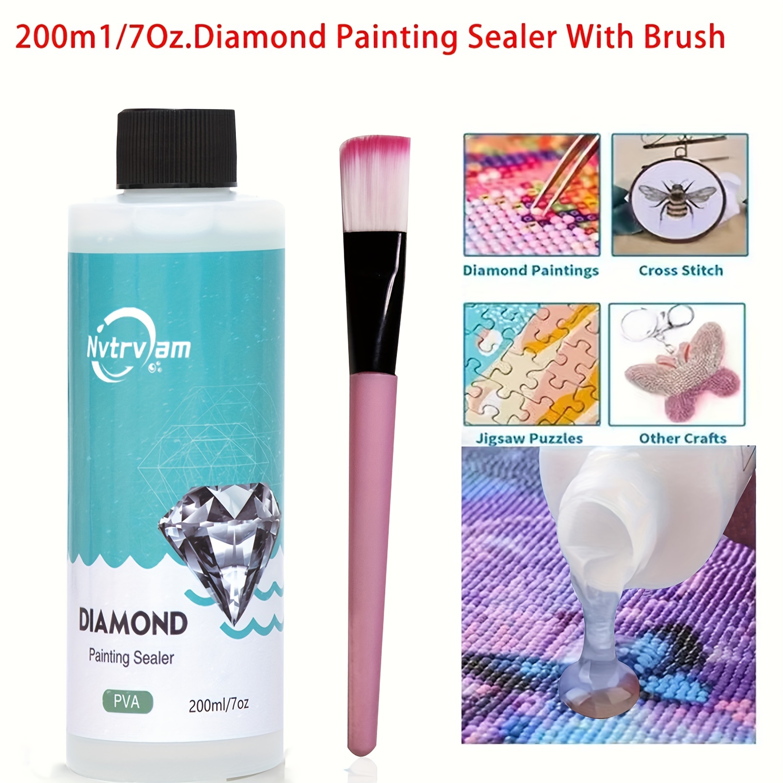 2pcs Diamond Painting Sealer 5D Diamond Painting Glue