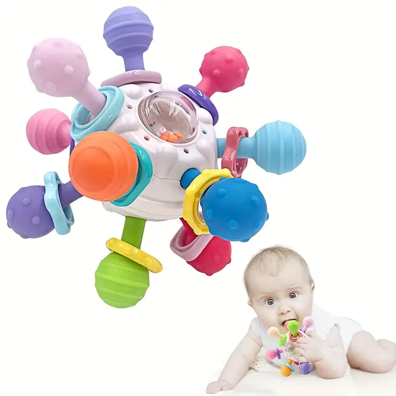Brinquedo Montessori Para Bebê Brinquedos De Dentição Para Bebê De 6 A 12  Meses: Brinquedos De Dentição Para Bebê De 6 A 12 Meses | Brinquedos Para