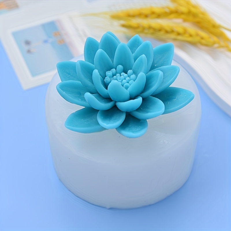 Lily Flower Chocolate Mold 3d Silicone Mold Candy - Temu