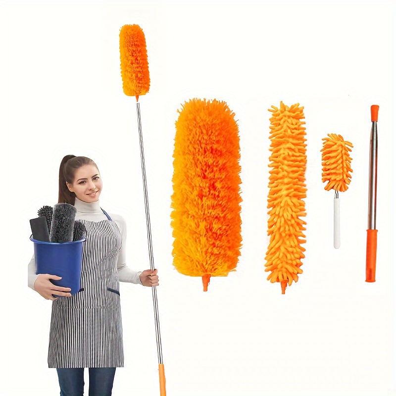 Fan Brush Air Conditioner Dust Brush Sweeping Long Handle Dust Brush  Bendable Multi-purpose Brush Fan Cleaning Hair Duster - Temu