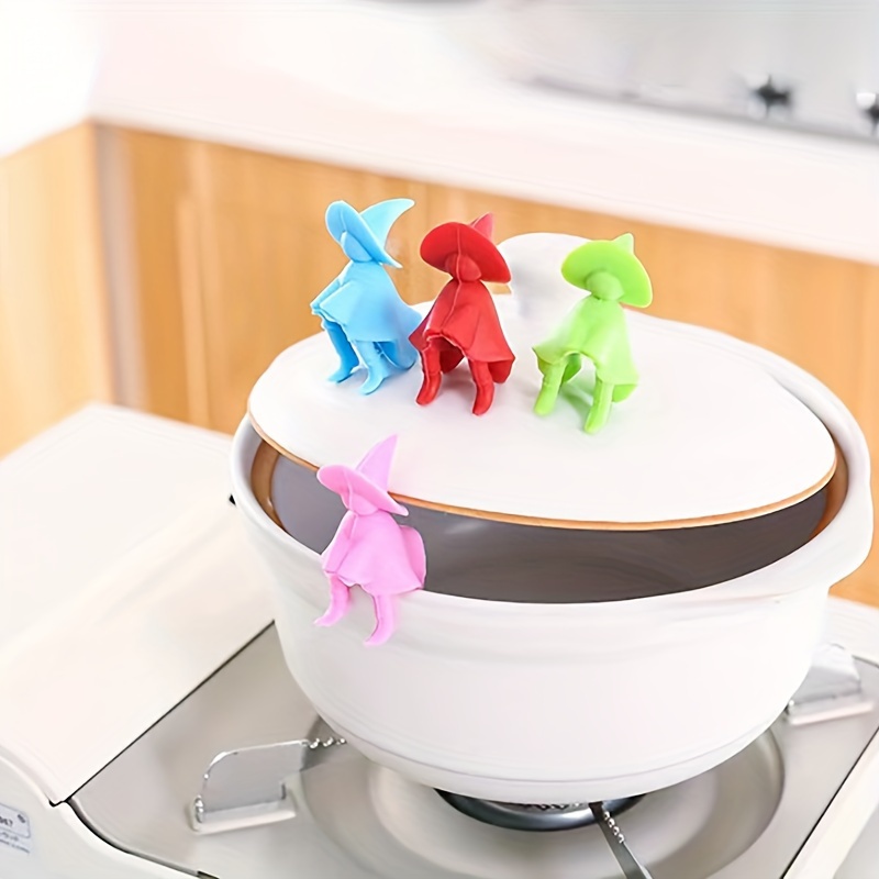 Silicone Utensil Rest, Pot Lid Lifter, Spoon Rest For Stove Top, Spill  Proof Lid Lifter, Crab Shaped Pot Lid Lifter, Cute Pot Lid Lifter, Kawaii  Silicone Pot Lid Lifter, Heat Resistant Pot