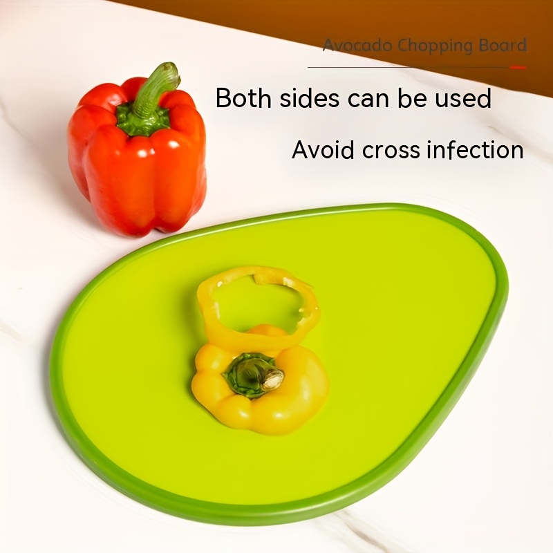 Creative Cute Avocado Small Fresh Fruit Shape Cartoon Cutting Board Cutting  Board Fruit And Vegetable Cutting Board Double Sided Cutting Board Tray -  Temu