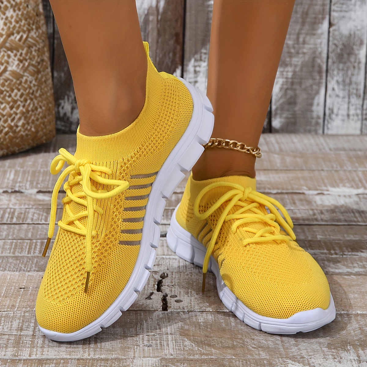 Yellow cheap shoes trainers