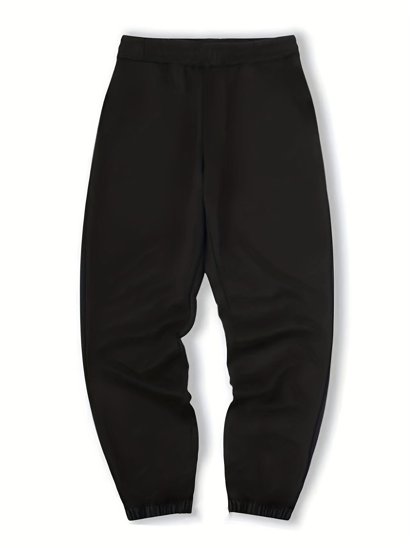Yellow V Print Men's Drawstring Pocket Sweatpants
