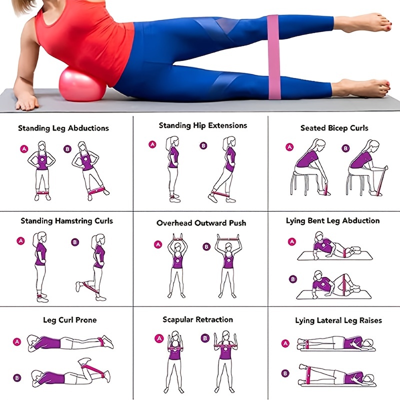 Resistance Bands Set for Glutes and Legs Training