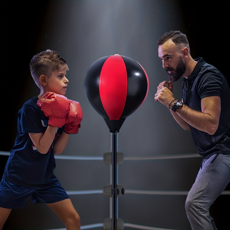 Balle d'entraînement de vitesse de boxe de tête, réaction, élastique,  enfant, adulte, ménage