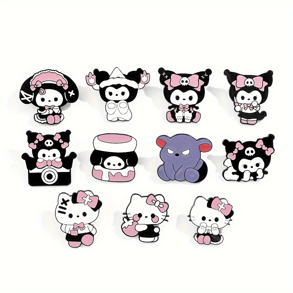 Hallowmas Hello Kitty Brooch Girls Cute Kuromi - Temu