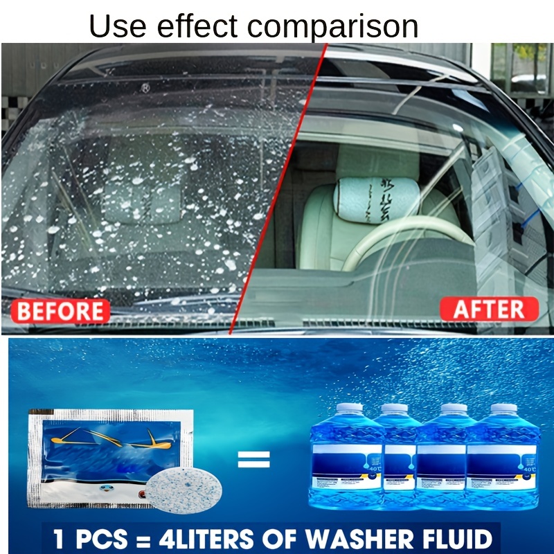 Car Windshield Washer Fluid Windshield Washer Fluid Solid - Temu