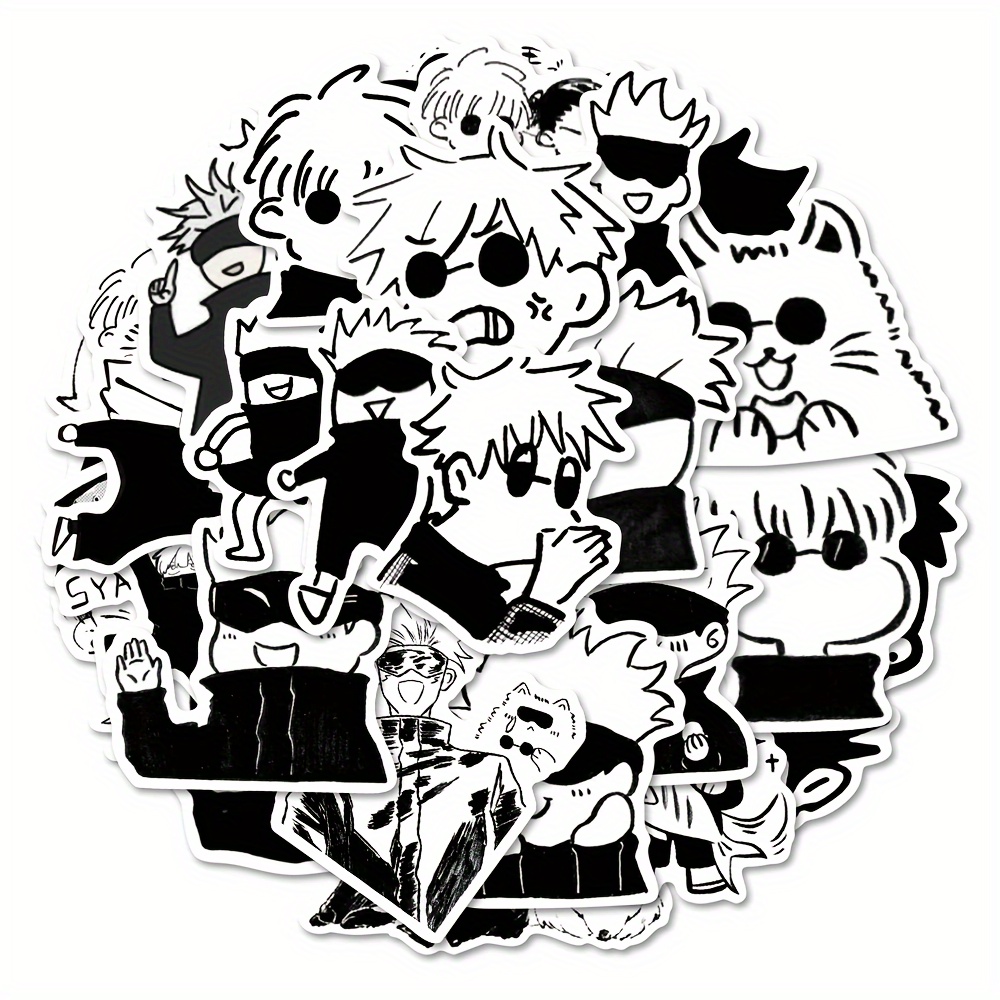 Kawaii Anime Stickers Cute Demons Sparkle Stickers Water Bottle Vinyl  Stickers Waterproof Stickers Sparkle Holo Vinyl Stickers 