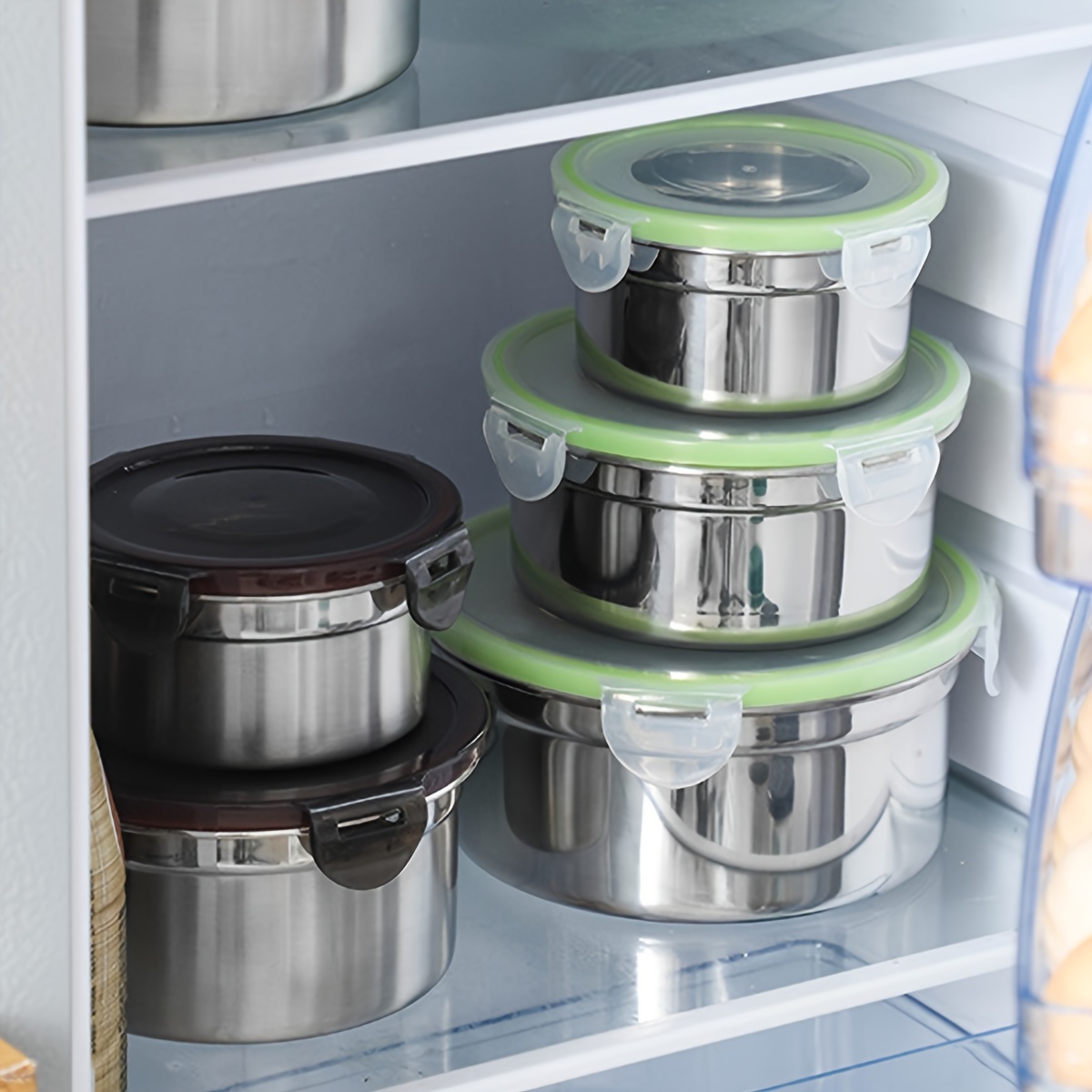 Refrigerator Storage Box With Rollers Noise Reduction - Temu