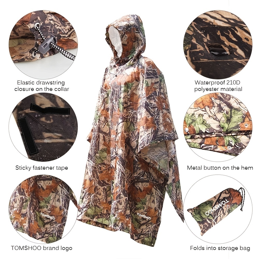 Portable 3 In 1 Raincoat Poncho Type For Hiking, Camping, And Outdoor  Activities Durable, Multifunctional, Rain Gear Supplies From Wai09, $10.34