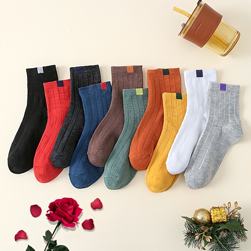Shoppertize Multicolor 100% Pure Cotton Ankle Socks for Men, Size
