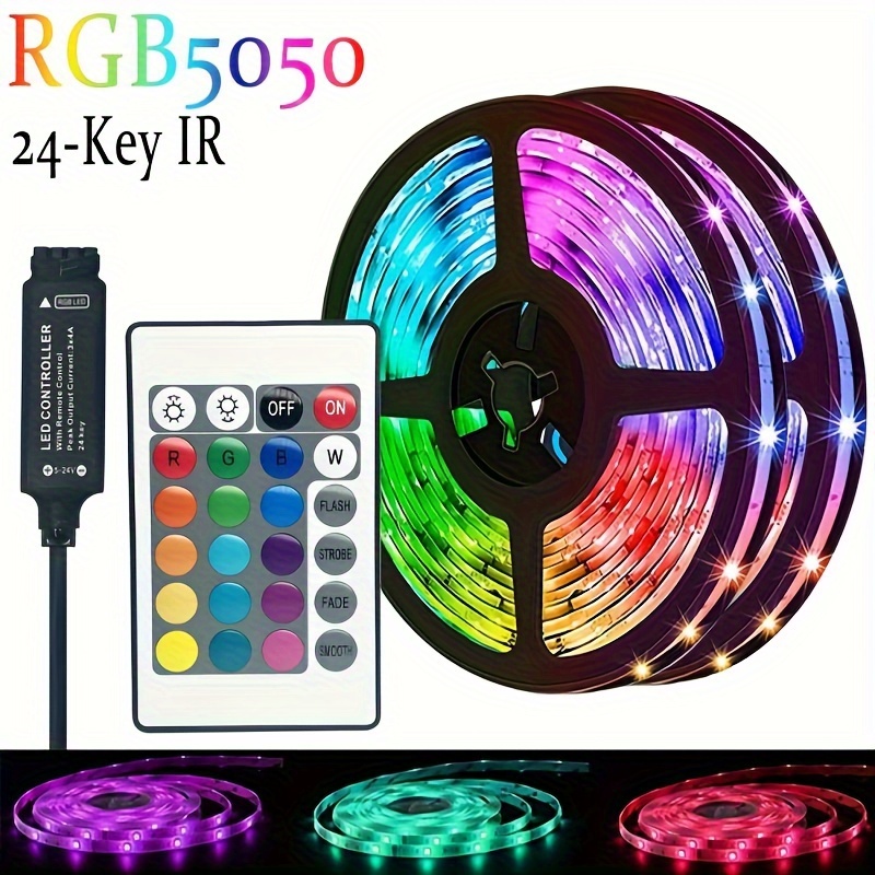 B - Barre lumineuse LED intelligente 360 °, Bluetooth, RGB, lampe  d'ambiance, synchronisation de musique, TV
