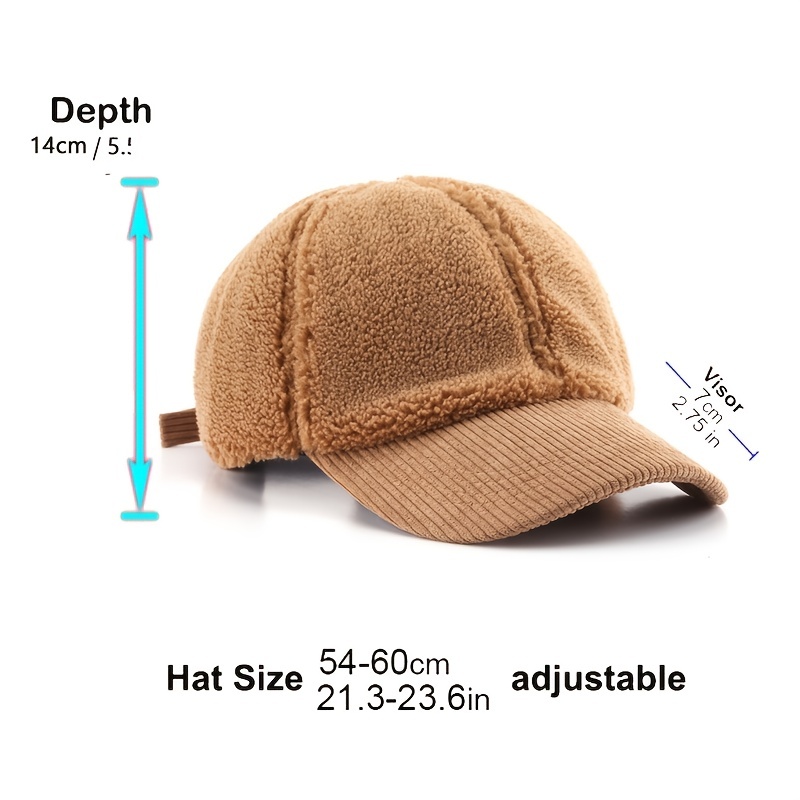 Cheap NORTHWOOD Winter Baseball Caps for Men with Earprotection Warm Dad  Hats Outdoor Men Trucker Hats