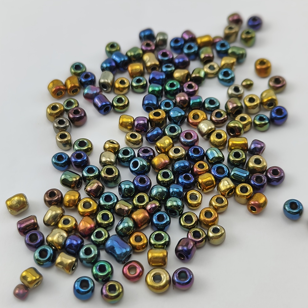 Approx.1000pcs 2mm Matellic Charm Czech Glass Beads Seed Beads For Jewelry  Making DIY Bracelet Necklace Earrings Accessories
