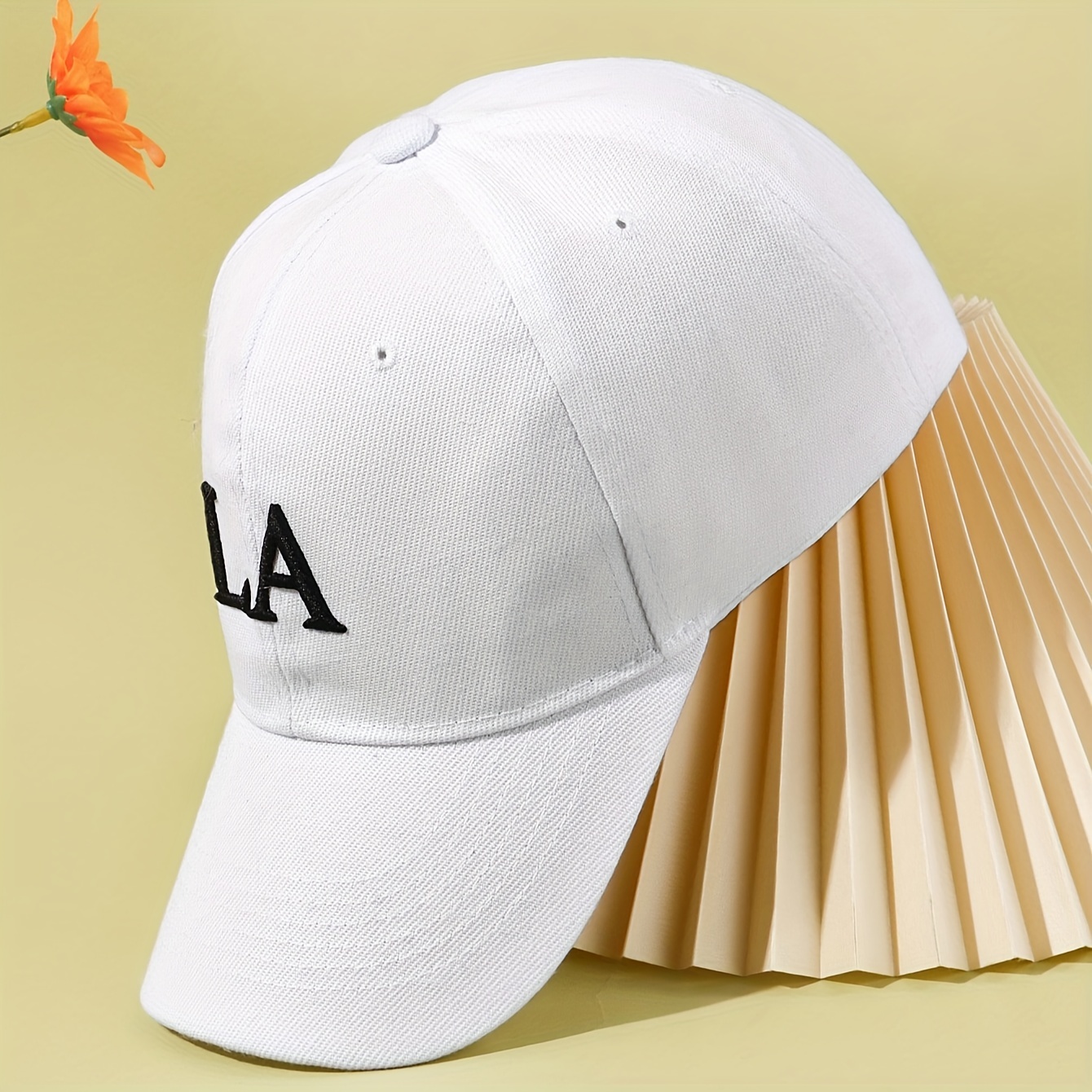 La Embroidery Simple Baseball Cap Breathable Solid Color Unisex Sun Hat  Casual Dad Hats For Women Men - Jewelry & Accessories - Temu New Zealand