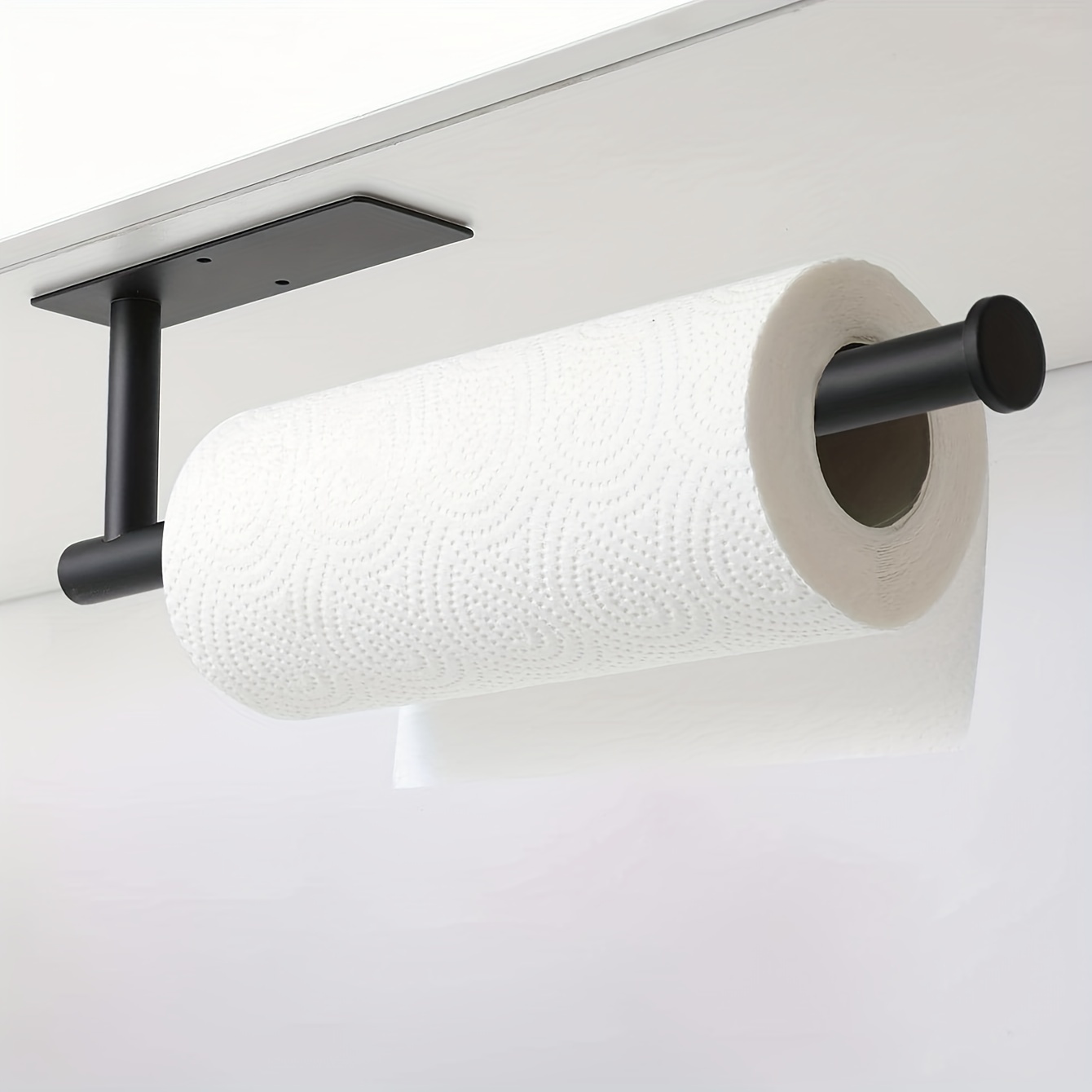 Carbon Steel Paper Towel Holder, No Punch Paper Towel Holder, Household Paper  Hanger, Storage Rack Bathroom Accessories - Temu