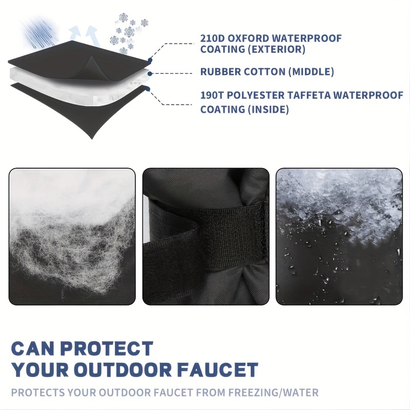 1pc/2pcs/3pcs Winter Outdoor Wasserhahn Frostschutz Schutz