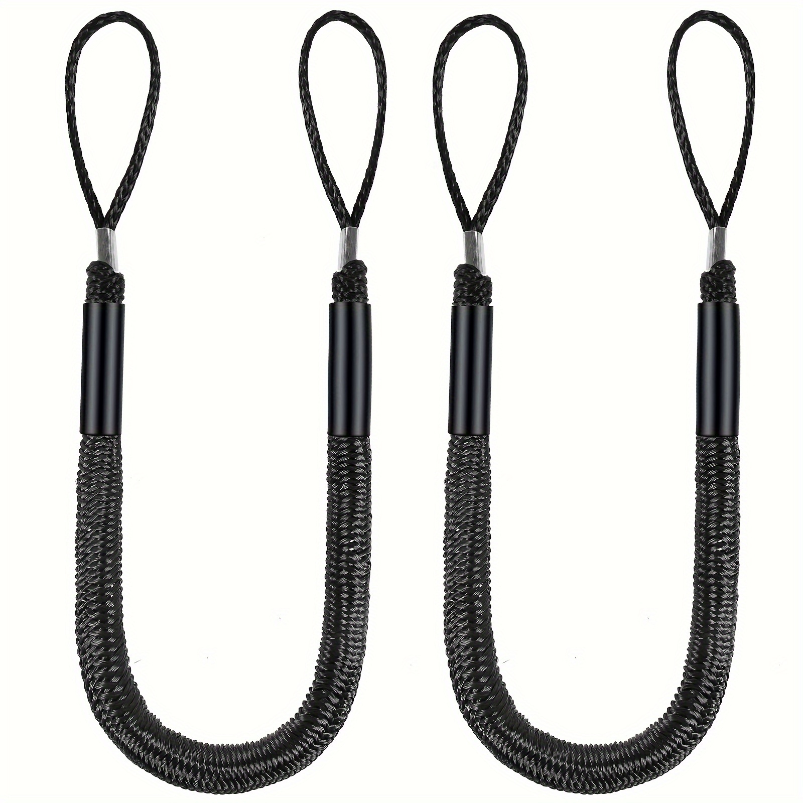 Botepon 2Pcs Boat Dock Line, Bungee Cords for Boats, Boating Gifts for Men,  Boat Accessories, Pontoon Accessories, Perfect for Bass Boat, Jon Boat