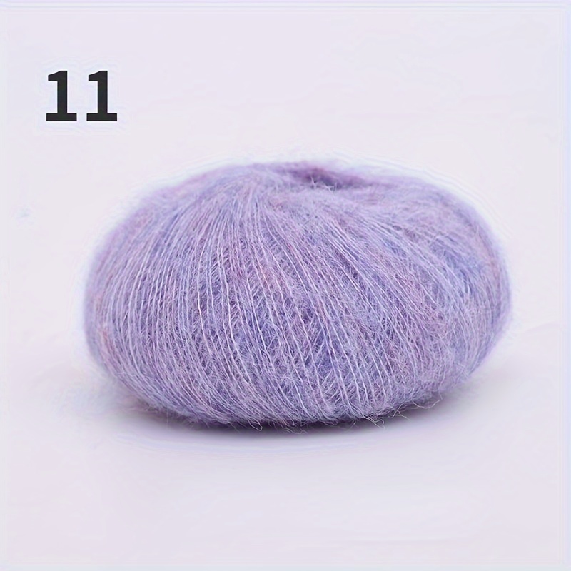 Mohair Yarn Soft Warm Wool Yarn For Diy Crocheting And - Temu