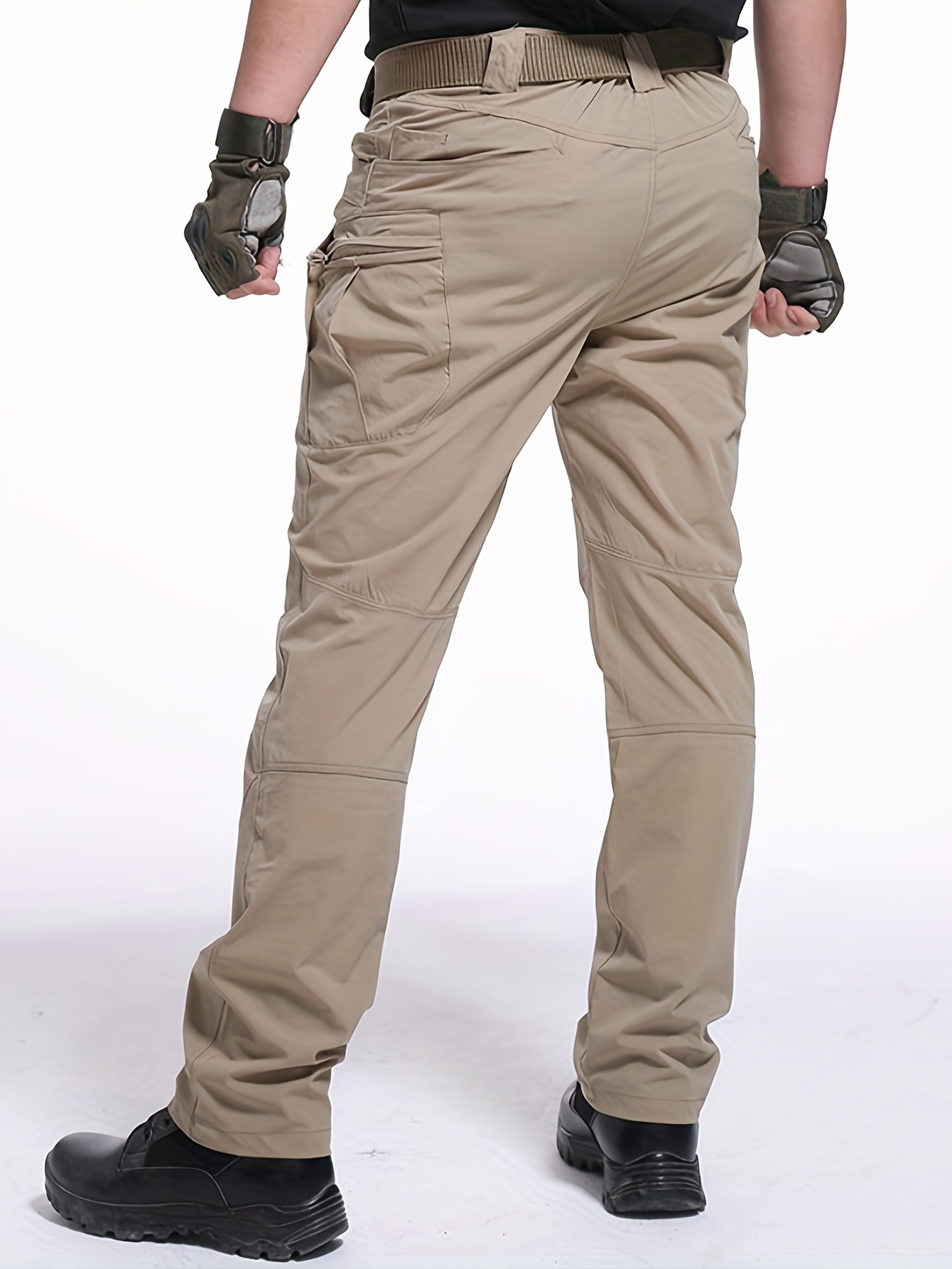 Multi Pocket Men's Tactical Pants Loose Casual Outdoor Pants