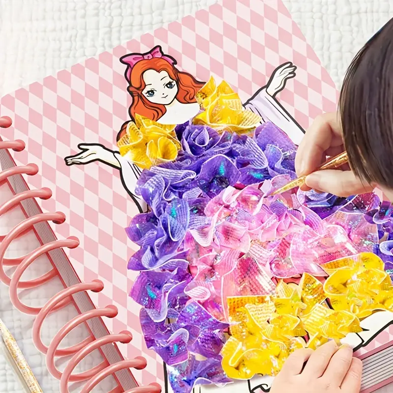Princess Fairy Poking Painting Kit Dress Up Painting For - Temu